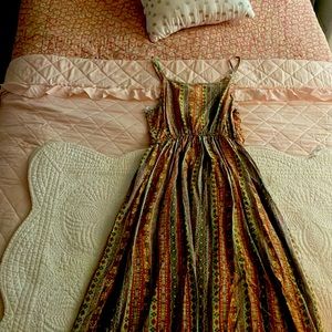 A floral dress for summer